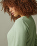 Women's French Terry Crew Sweatshirt - Forest Shade